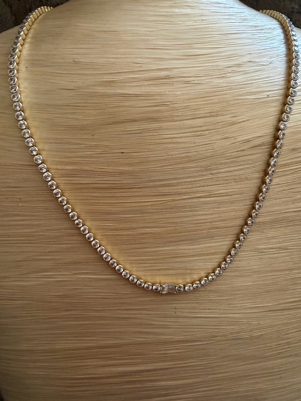 Elegant C/Z Tennis Necklace - Classic Women's Jewelry BRAND NEW 16-18 inch